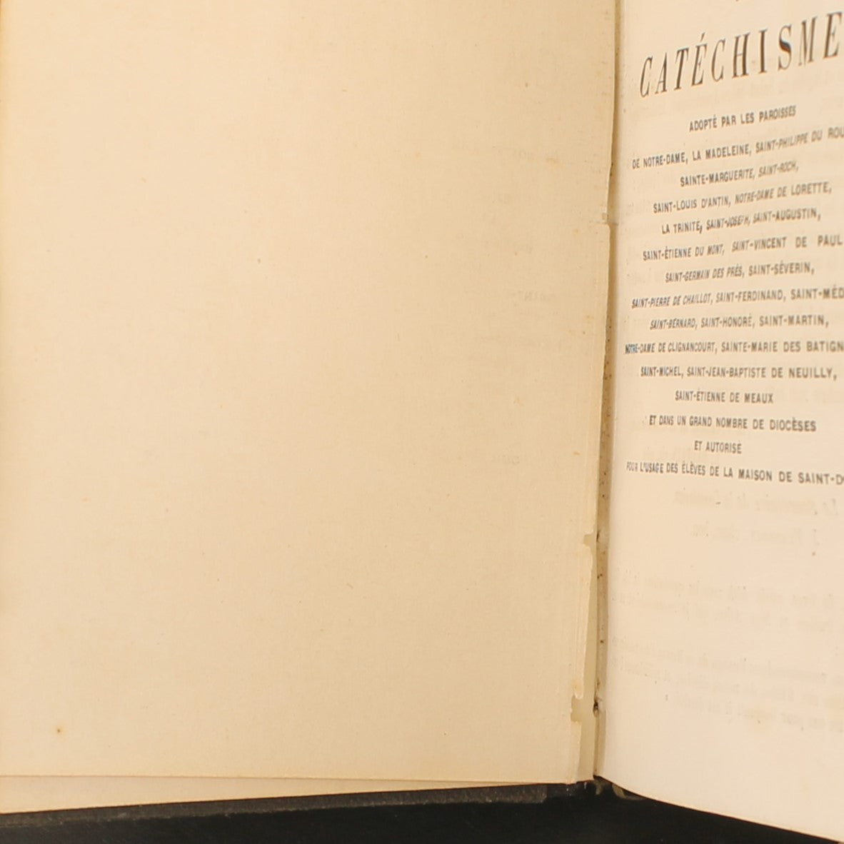 Frans Catechismusboek van Abbé Dupanloup ca. 1860