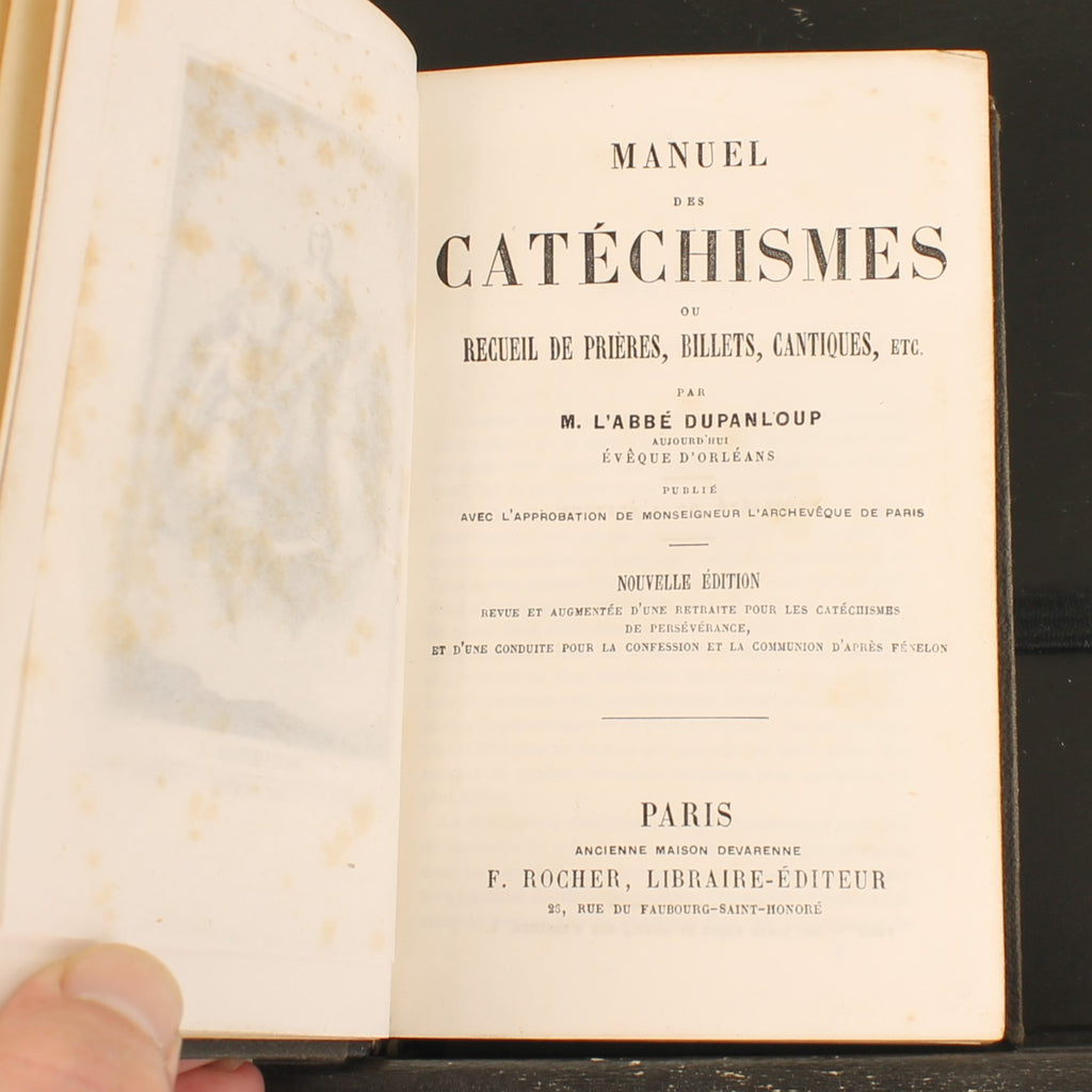 Frans Catechismusboek van Abbé Dupanloup ca. 1860