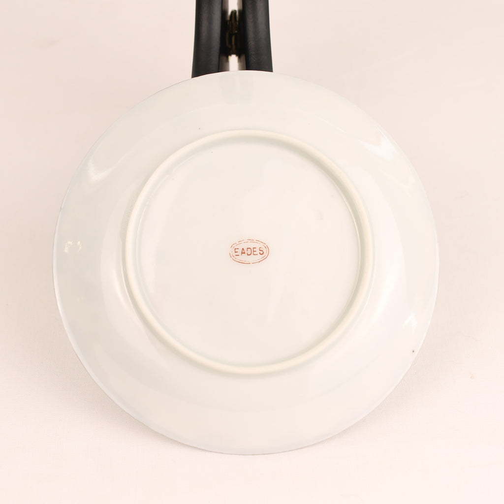 Japanse Handbeschilderde Eggshell Porseleinen Kop en Schotels | Set van 3 | EADES | ca. 1920-1935