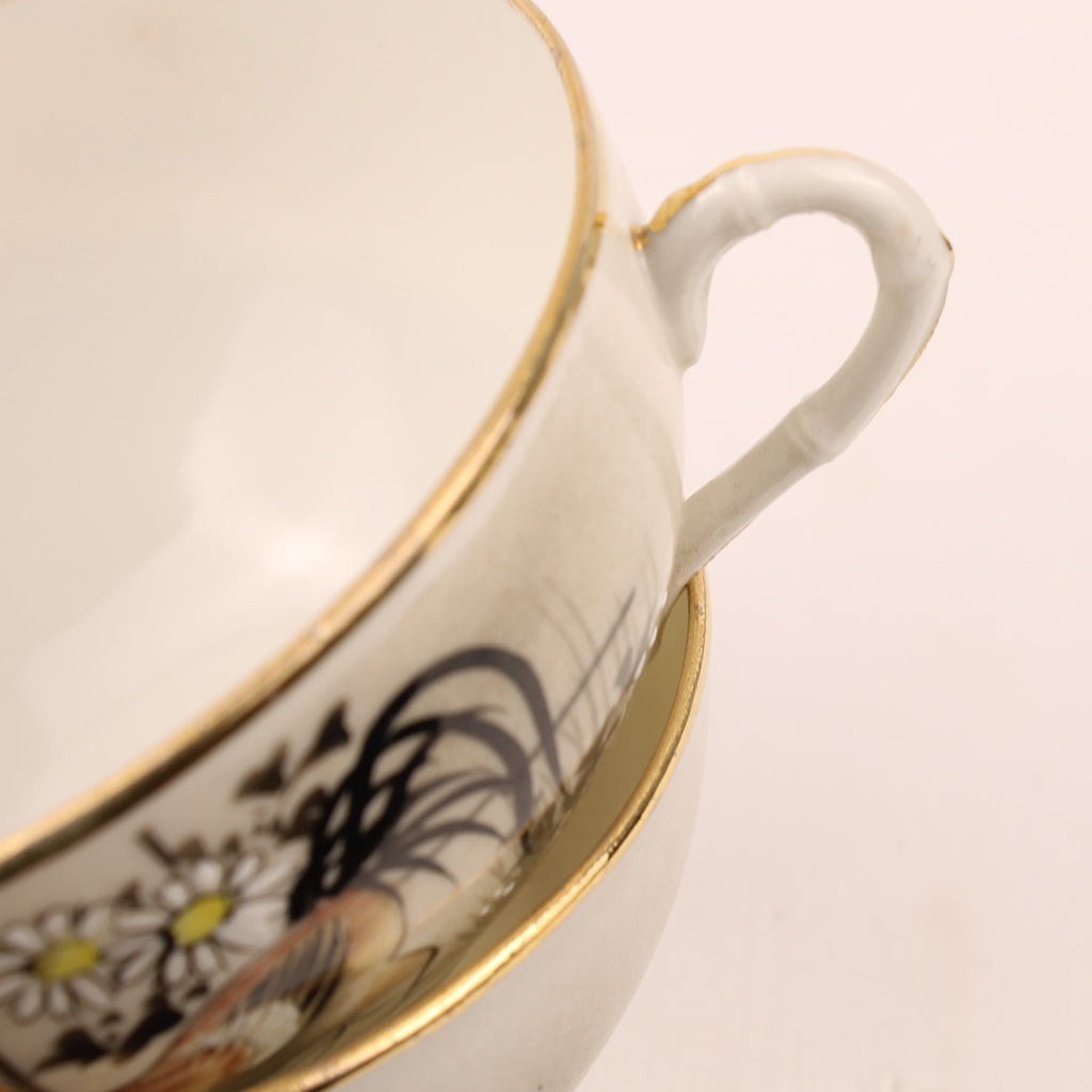 Japanse Handbeschilderde Porseleinen Theeset (12-delig)