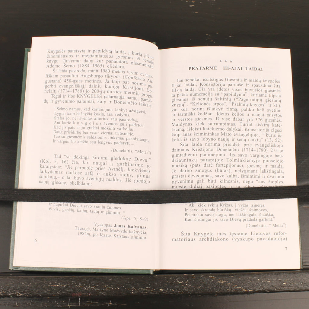 Litouws Lutheraans Gezangen- en Gebedenboek | Giesmių ir Maldų Knygelė | 1997 Hardcover