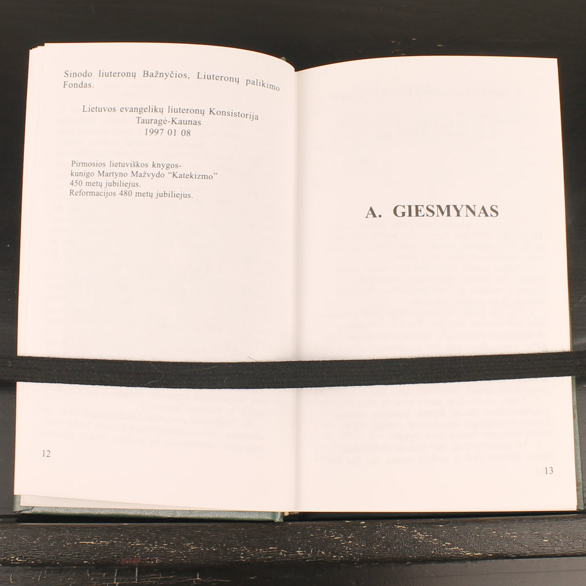 Litouws Lutheraans Gezangen- en Gebedenboek | Giesmių ir Maldų Knygelė | 1997 Hardcover