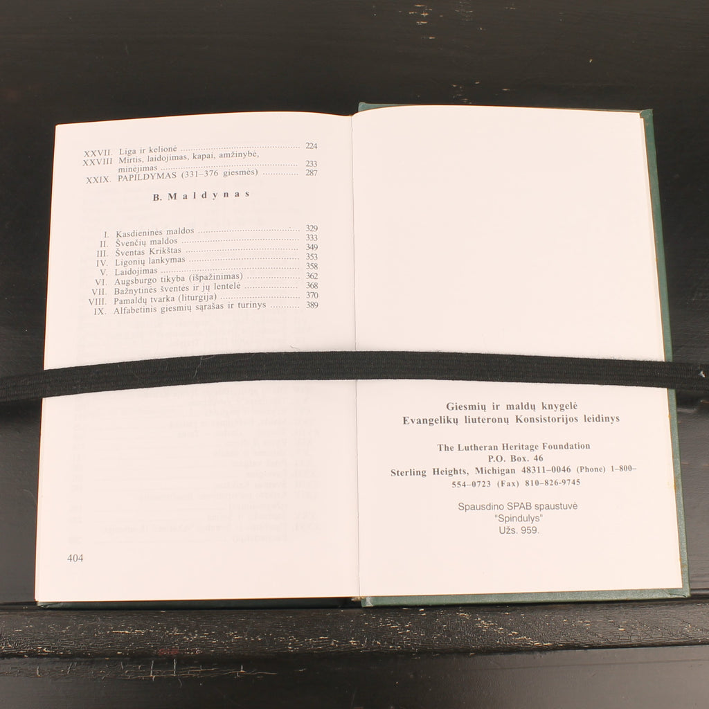 Litouws Lutheraans Gezangen- en Gebedenboek | Giesmių ir Maldų Knygelė | 1997 Hardcover