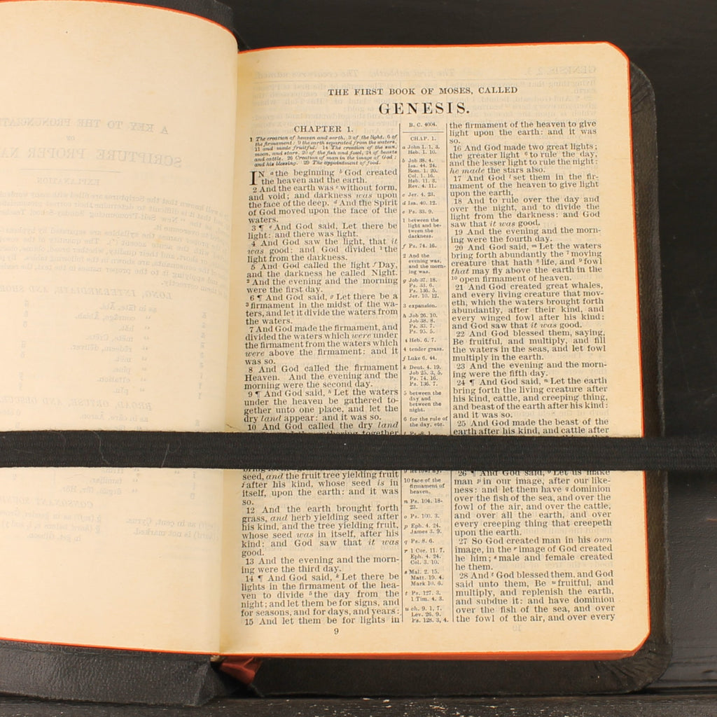 A.J. Holman Pronouncing Holy Bible | King James Version ca. 1934-1936 | Goudsnede