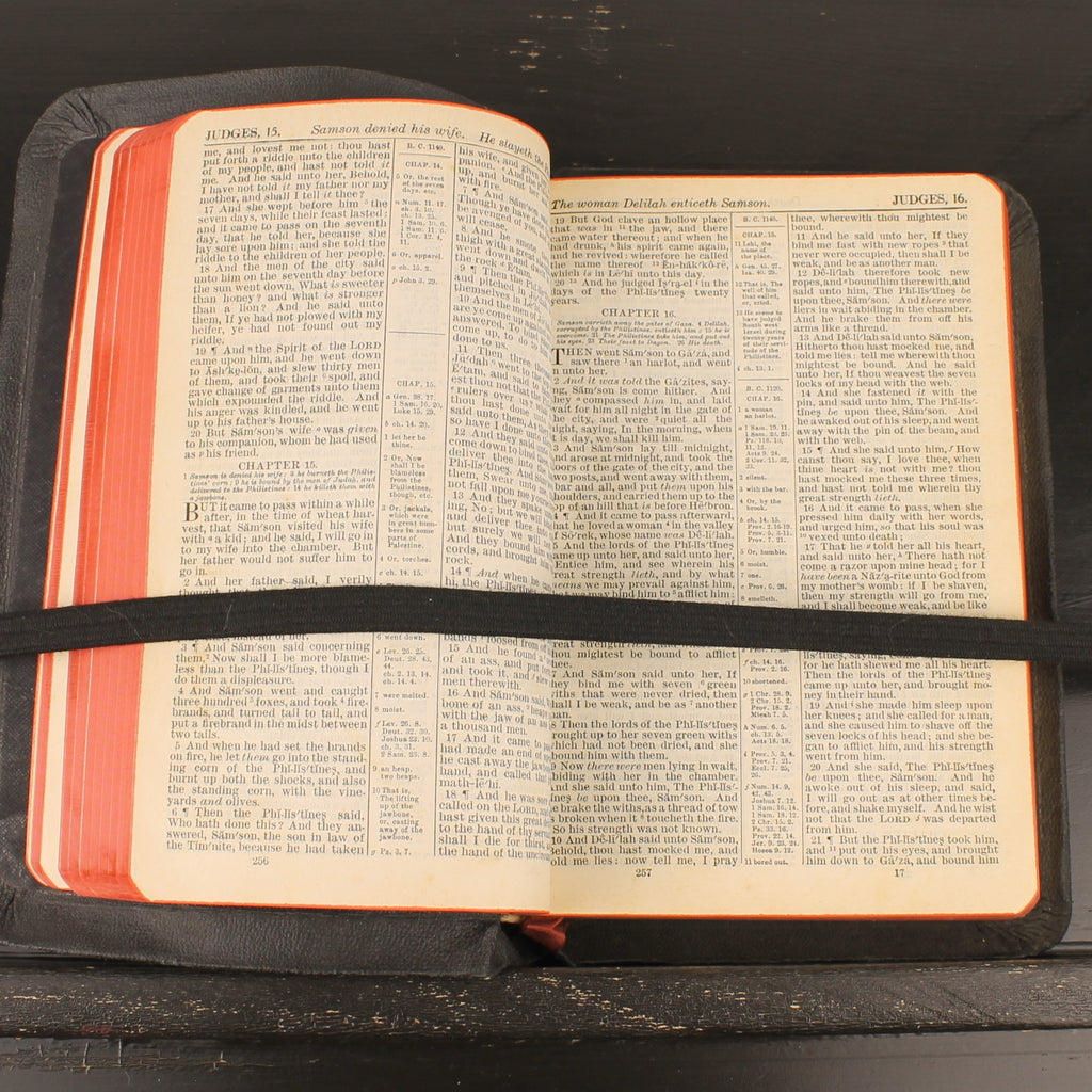 A.J. Holman Pronouncing Holy Bible | King James Version ca. 1934-1936 | Goudsnede