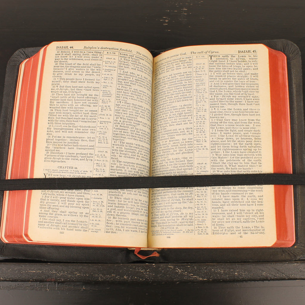 A.J. Holman Pronouncing Holy Bible | King James Version ca. 1934-1936 | Goudsnede