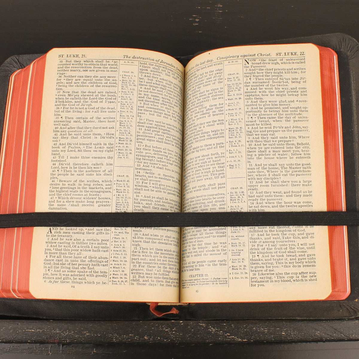 A.J. Holman Pronouncing Holy Bible | King James Version ca. 1934-1936 | Goudsnede