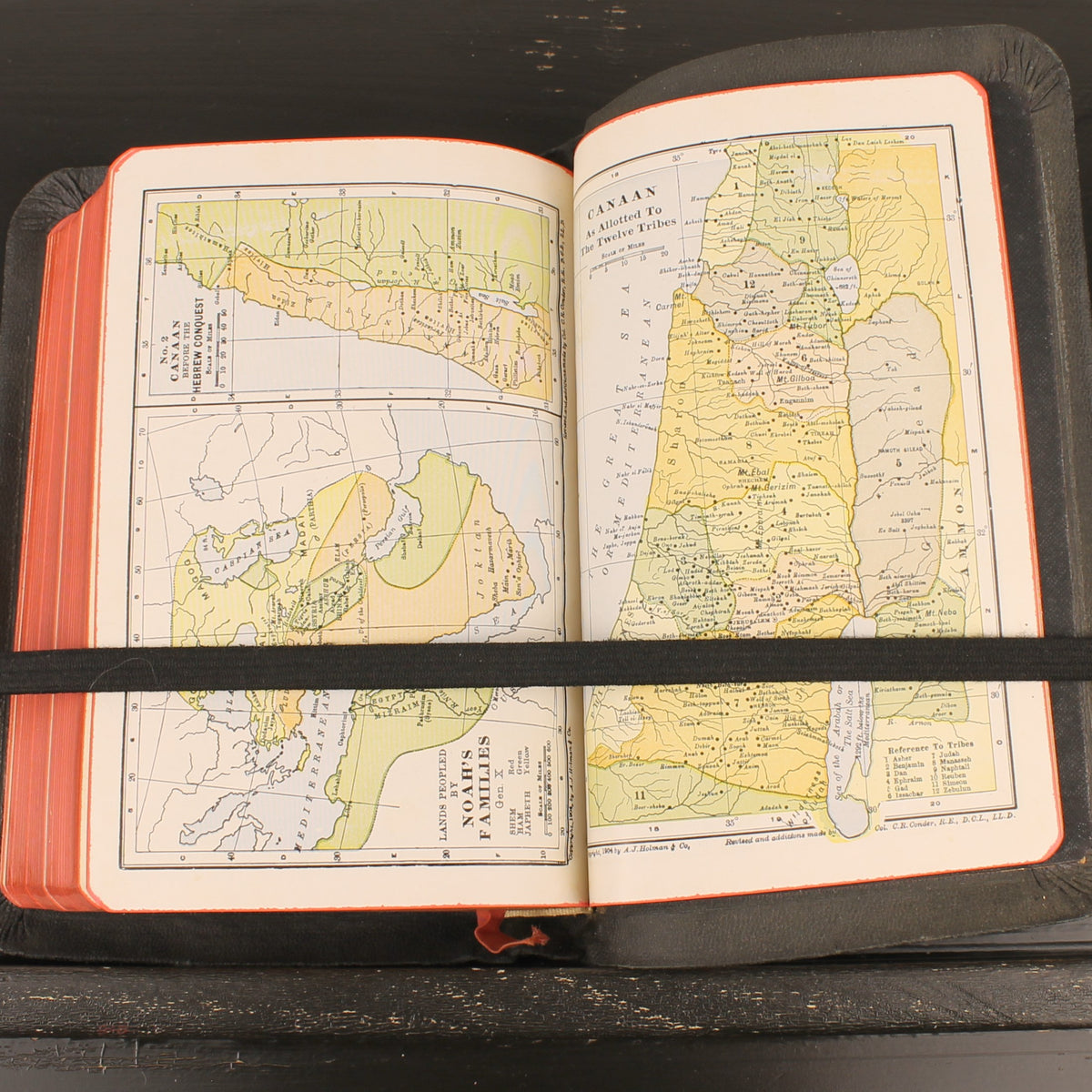 A.J. Holman Pronouncing Holy Bible | King James Version ca. 1934-1936 | Goudsnede