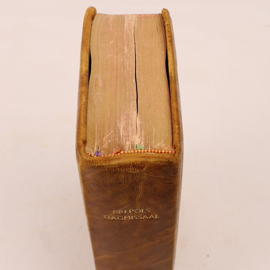 Brepols Dagmissaal 1961 in Originele Leren Etui | Goud op Snede | Luxe Katholiek Missaal