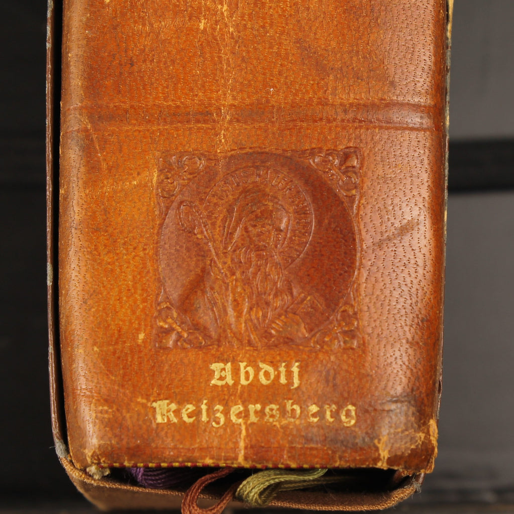 Dagmisboek met Vespers | Leren Katholiek Misboek | Abdij Keizersberg Leuven | ca. 1950-1956