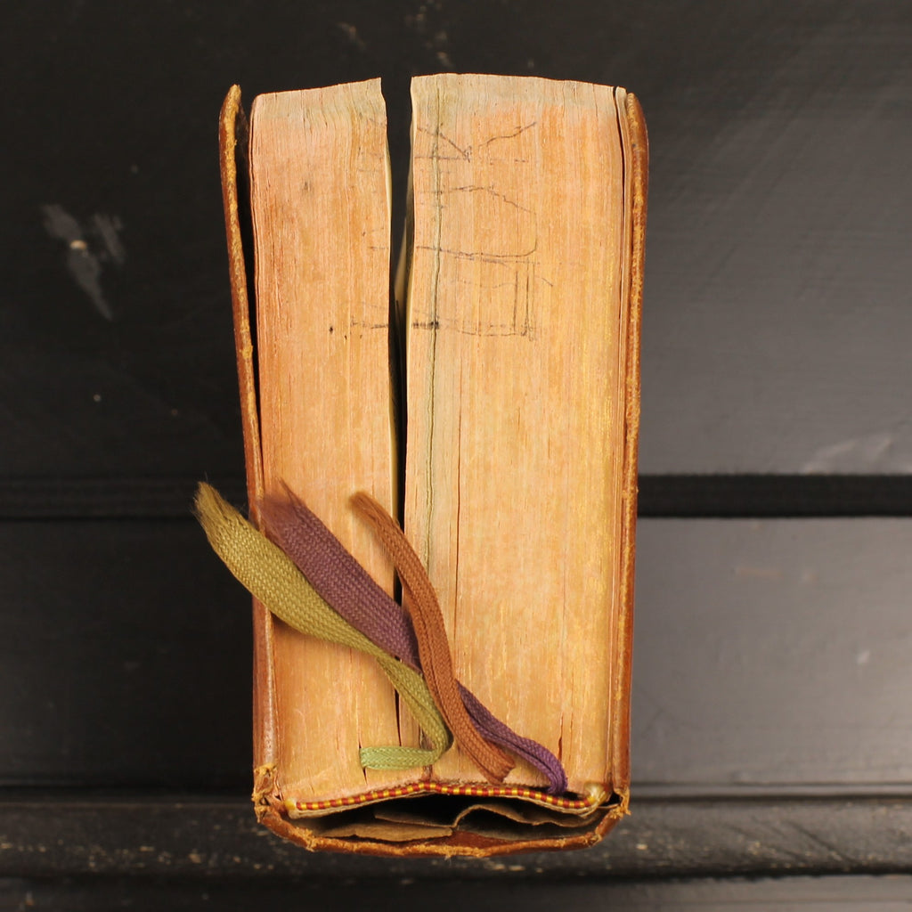 Dagmisboek met Vespers | Leren Katholiek Misboek | Abdij Keizersberg Leuven | ca. 1950-1956