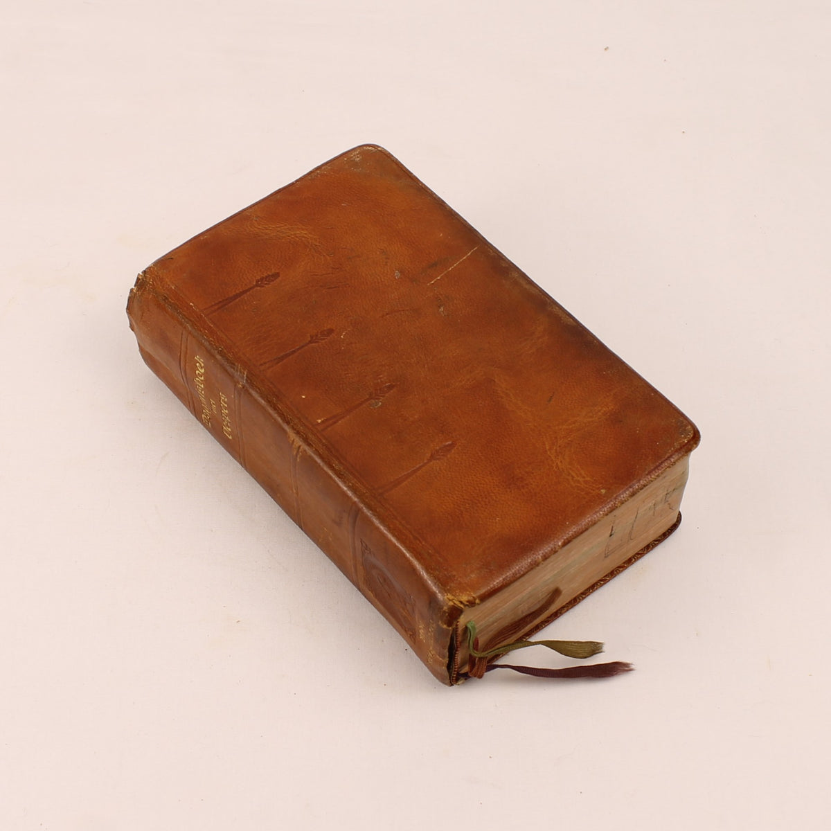 Dagmisboek met Vespers | Leren Katholiek Misboek | Abdij Keizersberg Leuven | ca. 1950-1956