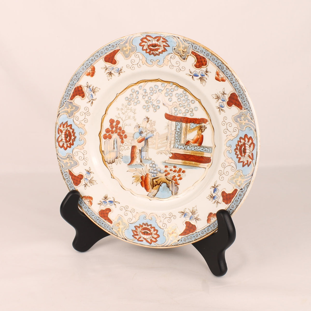 Petrus Regout & Co Maastricht Canton Bord | Nederlands Transferware | ca. 1895-1915 | Ø 20,5 cm