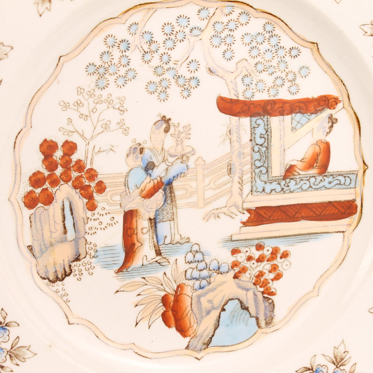 Petrus Regout & Co Maastricht Canton Bord | Nederlands Transferware | ca. 1895-1915 | Ø 20,5 cm