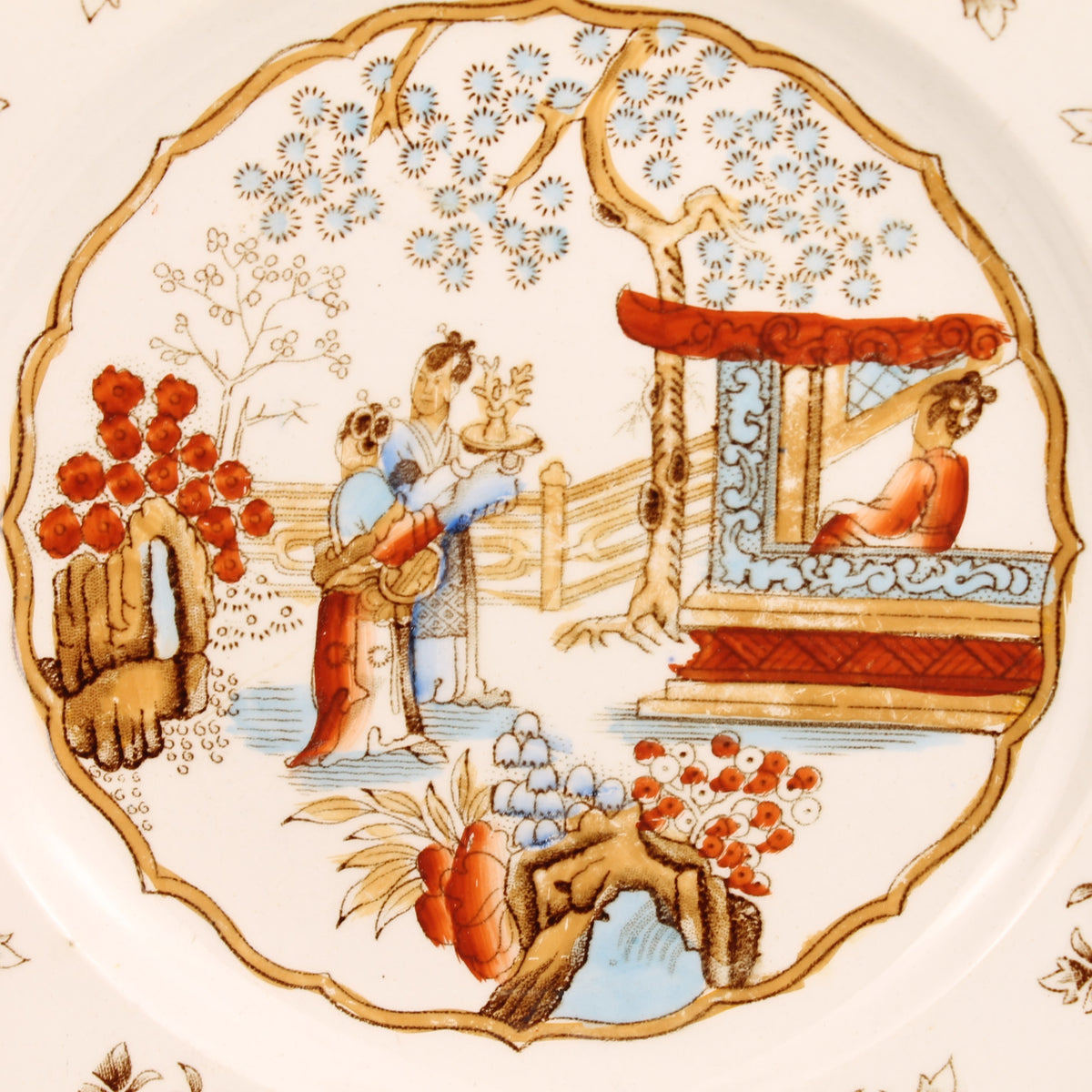 Petrus Regout & Co Maastricht Canton Bord | Nederlands Transferware | ca. 1895-1915 | Ø 20,5 cm
