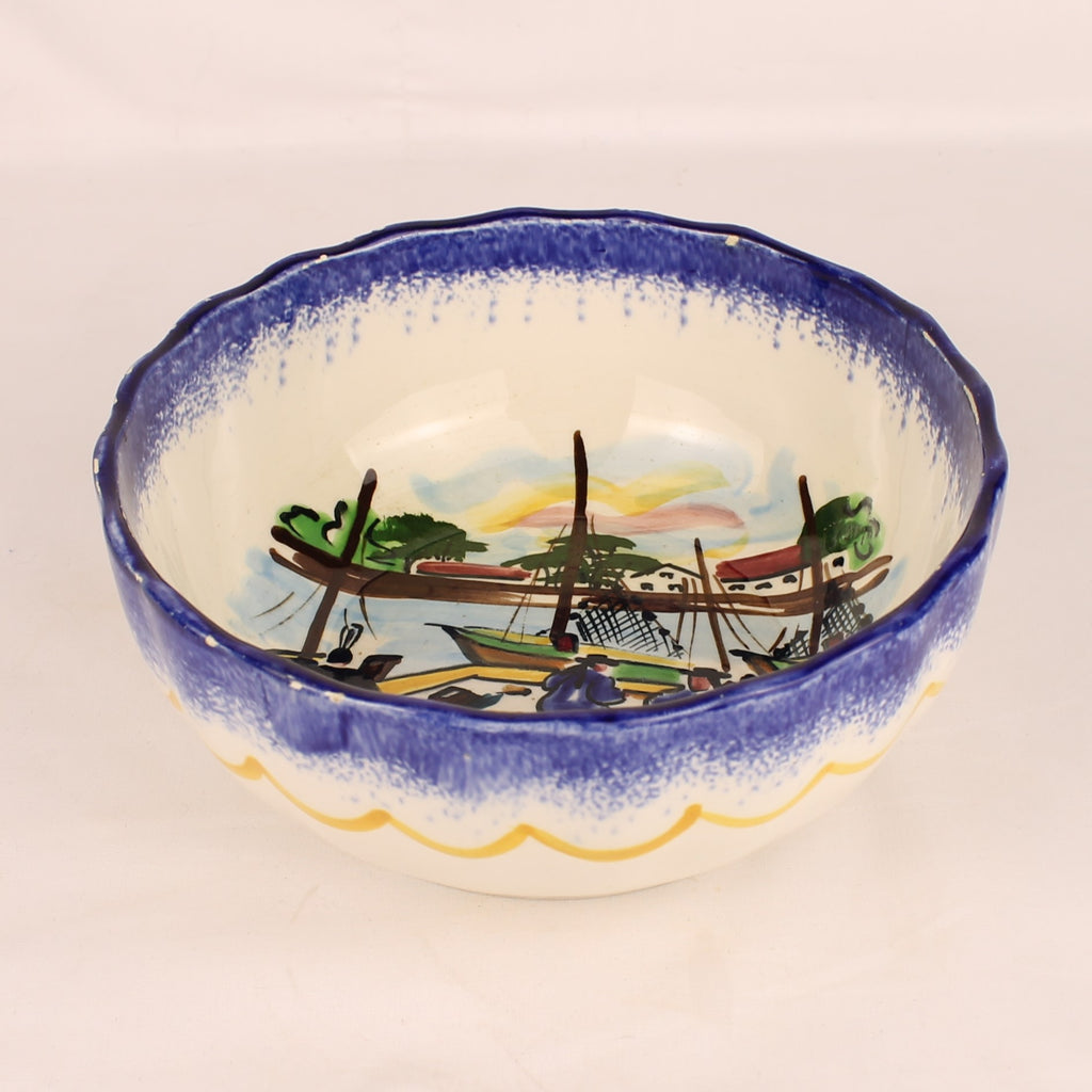 MBFA Pornic Kom "La Baule" | Handbeschilderd Frans Aardewerk | 15 cm