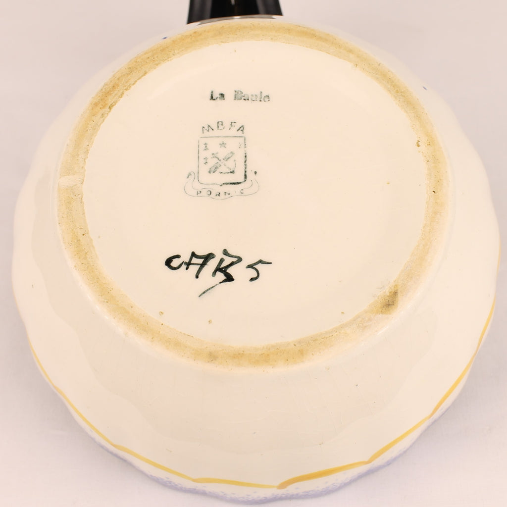 MBFA Pornic Kom "La Baule" | Handbeschilderd Frans Aardewerk | 15 cm