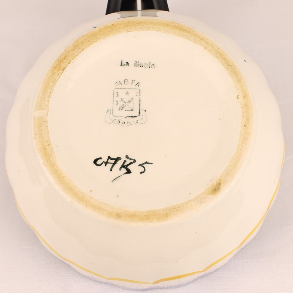 MBFA Pornic Kom "La Baule" | Handbeschilderd Frans Aardewerk | 15 cm