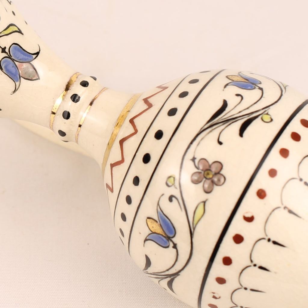 Sierkannetje met Verguld Decor | Handgemaakt Aardewerk | ca. 1955-1975