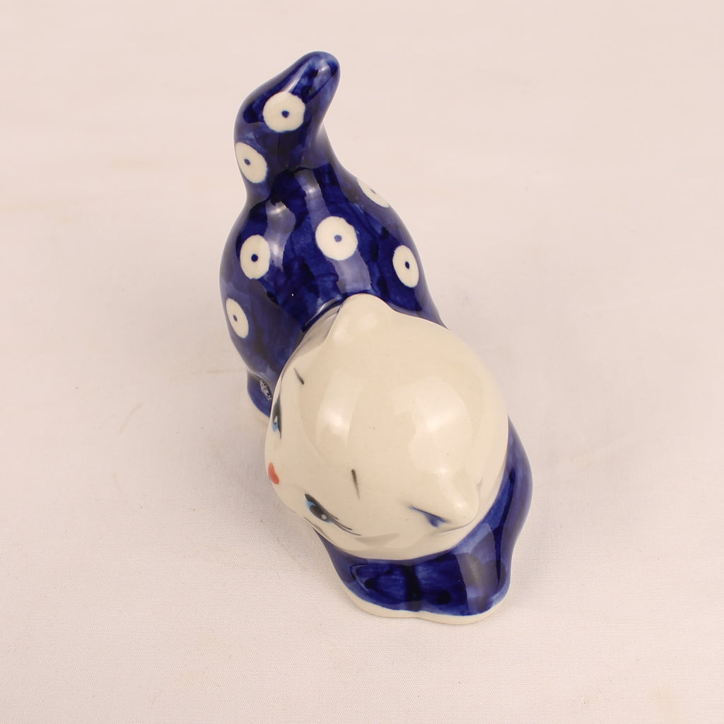 Pools Keramisch Kattenbeeldje | Ceramika Bolesławiec | Hand Made in Poland