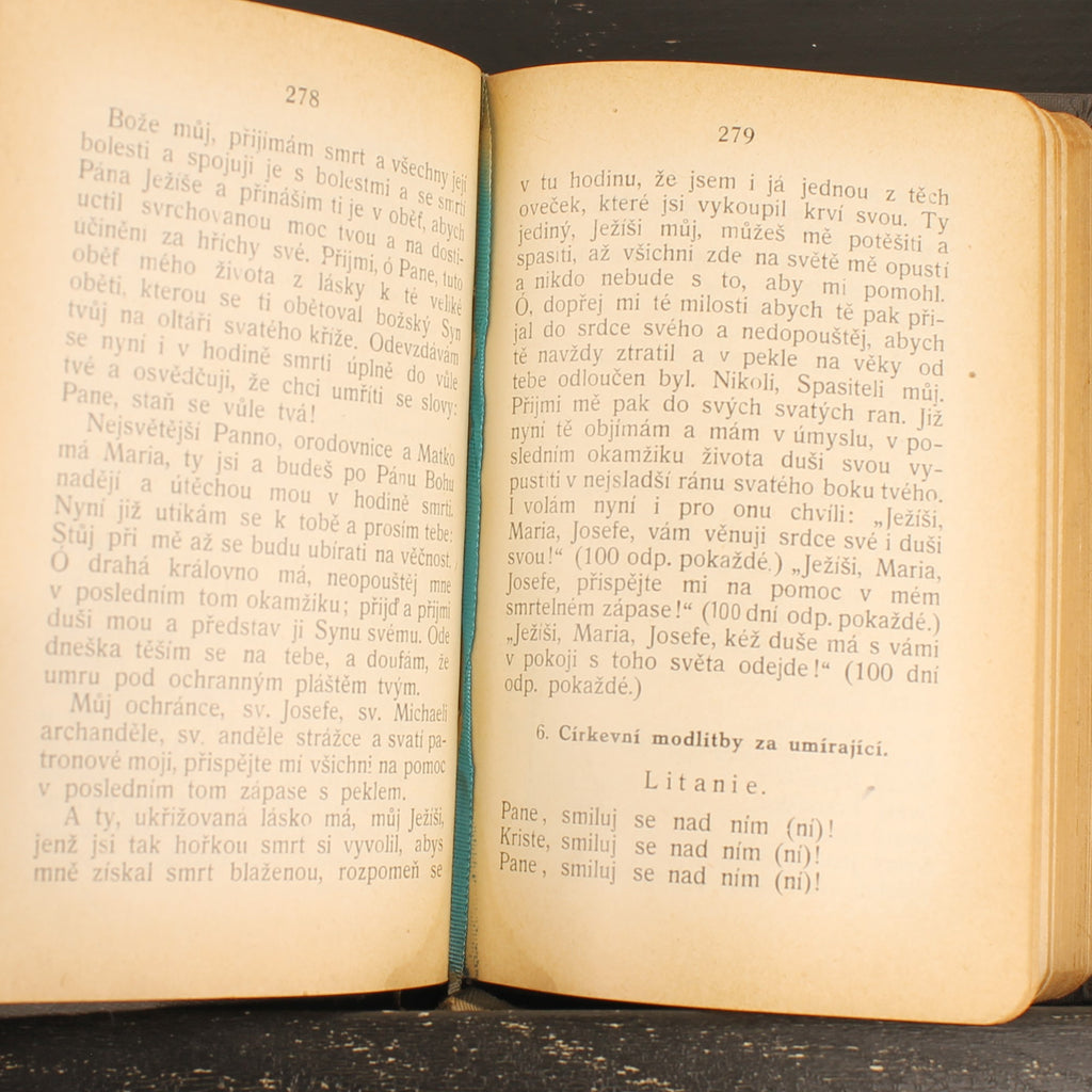 Dio e l'anima | Libro di preghiere cattolico ceco | Redentoristi | Praga 1930