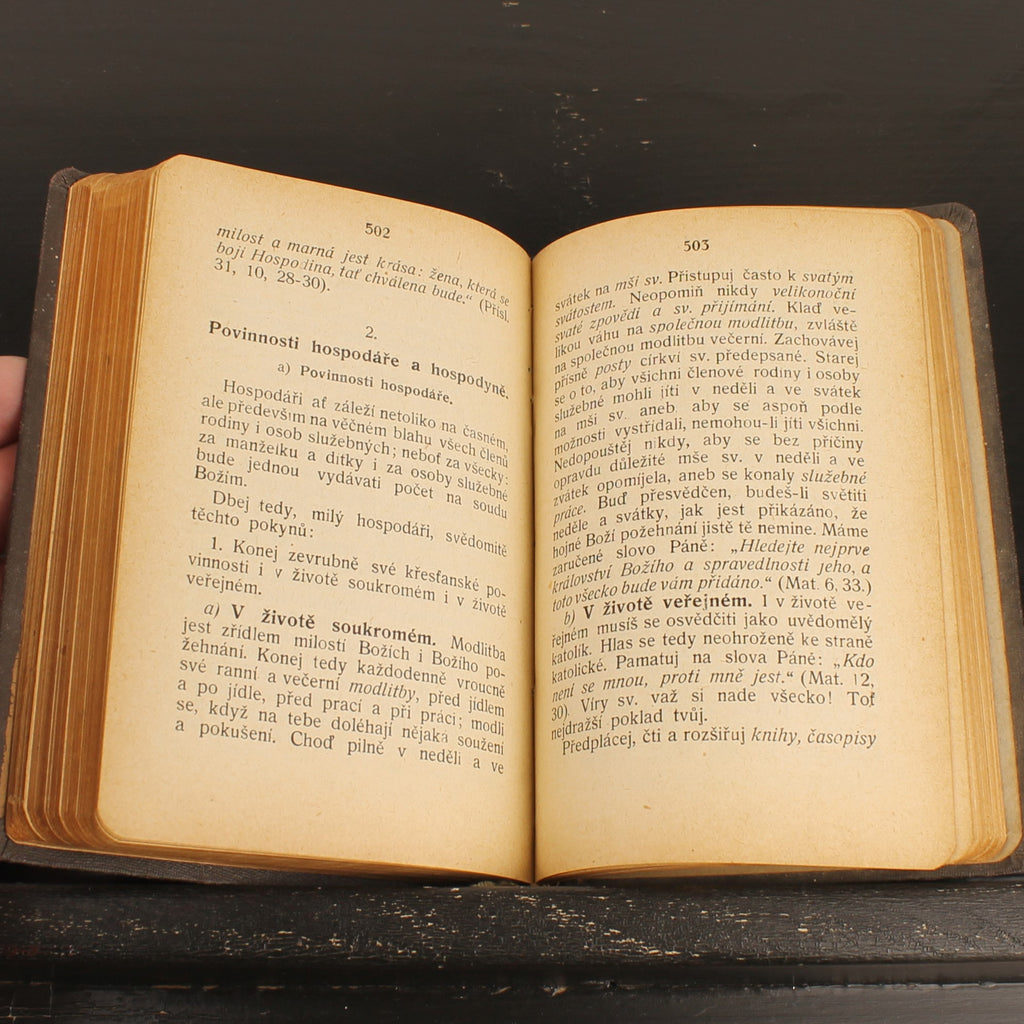 Dio e l'anima | Libro di preghiere cattolico ceco | Redentoristi | Praga 1930