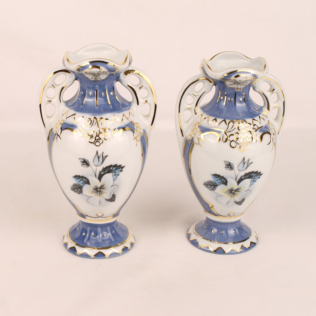 Royal Dux Bohemia Porzellanvasen | Tschechoslowakei ca. 1960