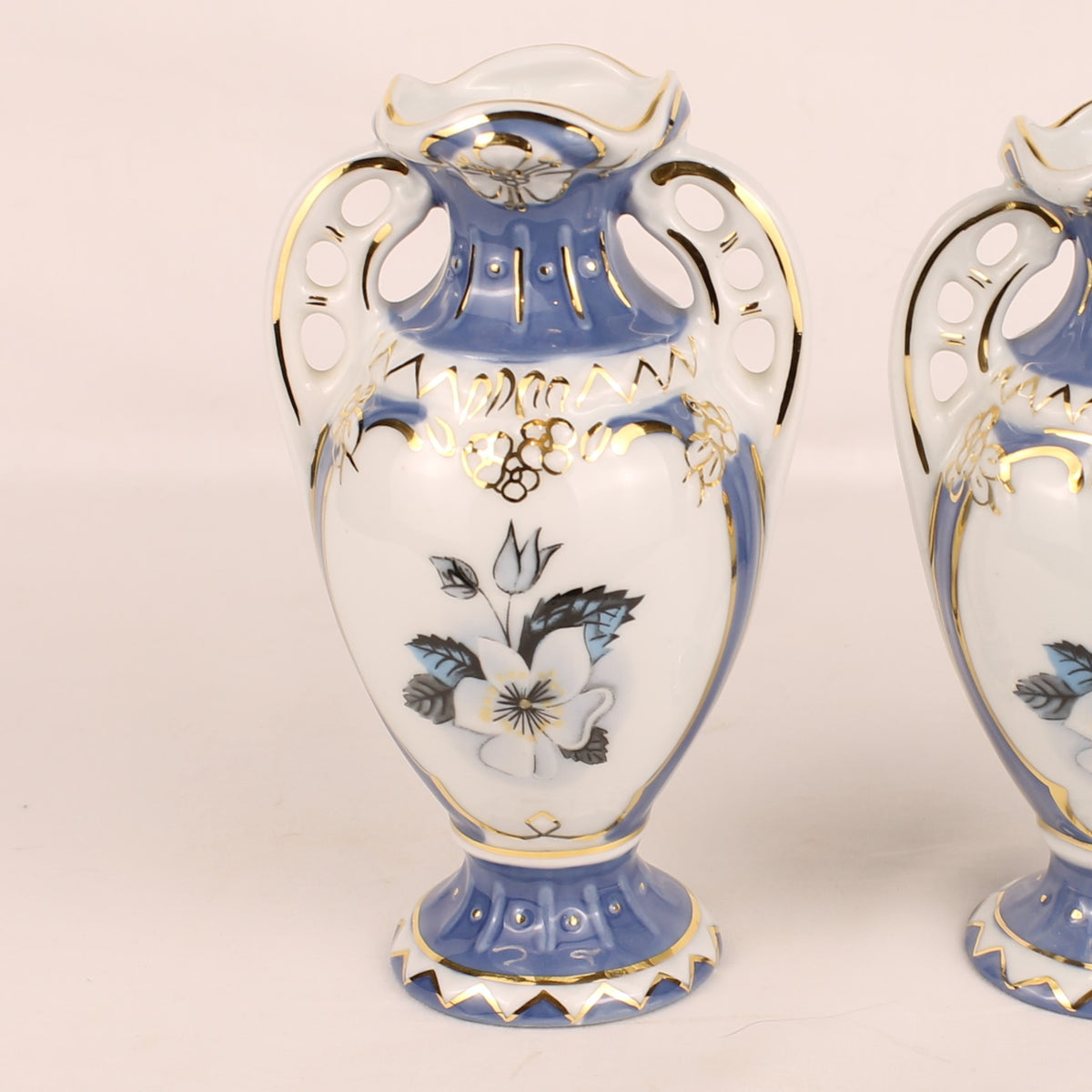 Royal Dux Bohemia Porzellanvasen | Tschechoslowakei ca. 1960