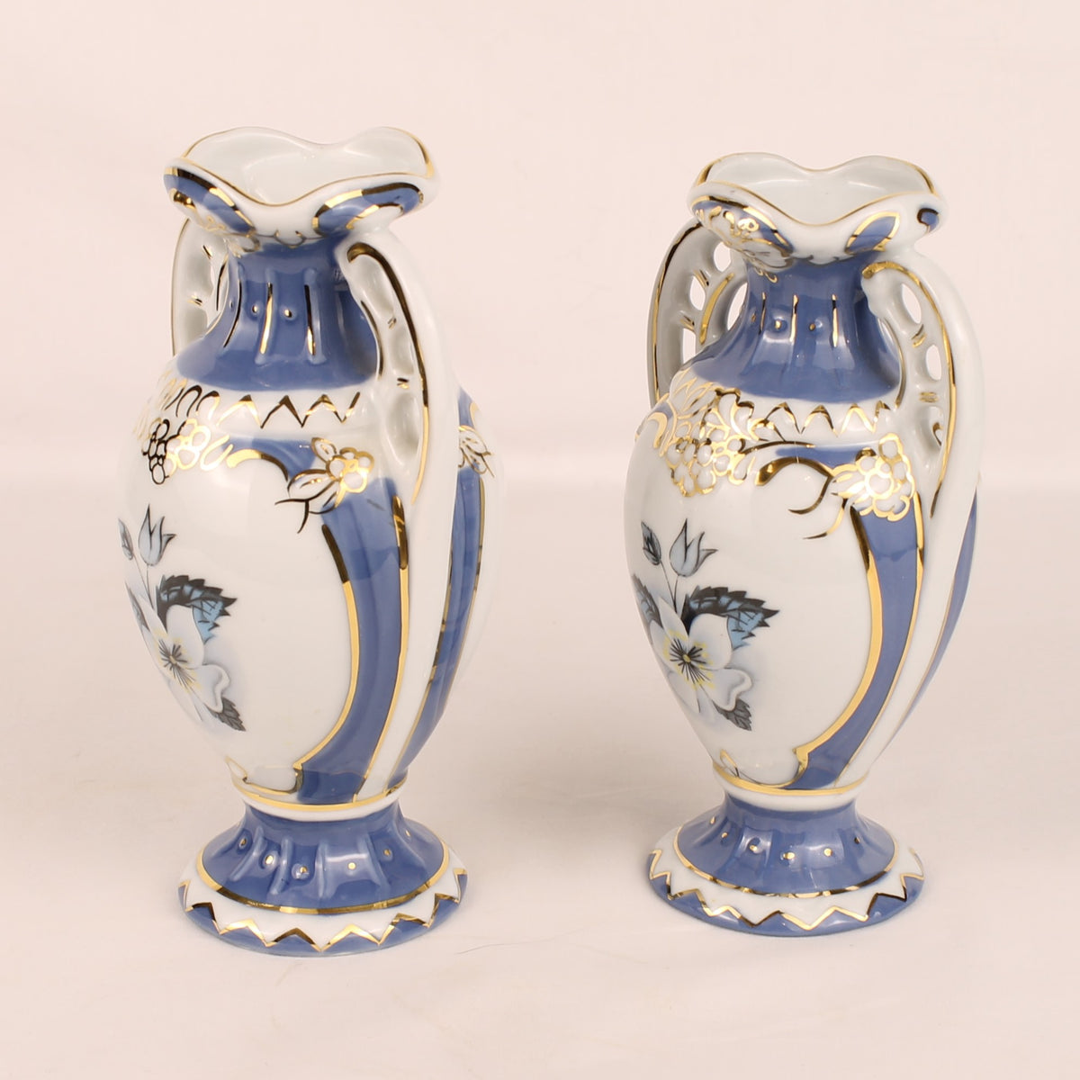 Royal Dux Bohemia Porzellanvasen | Tschechoslowakei ca. 1960