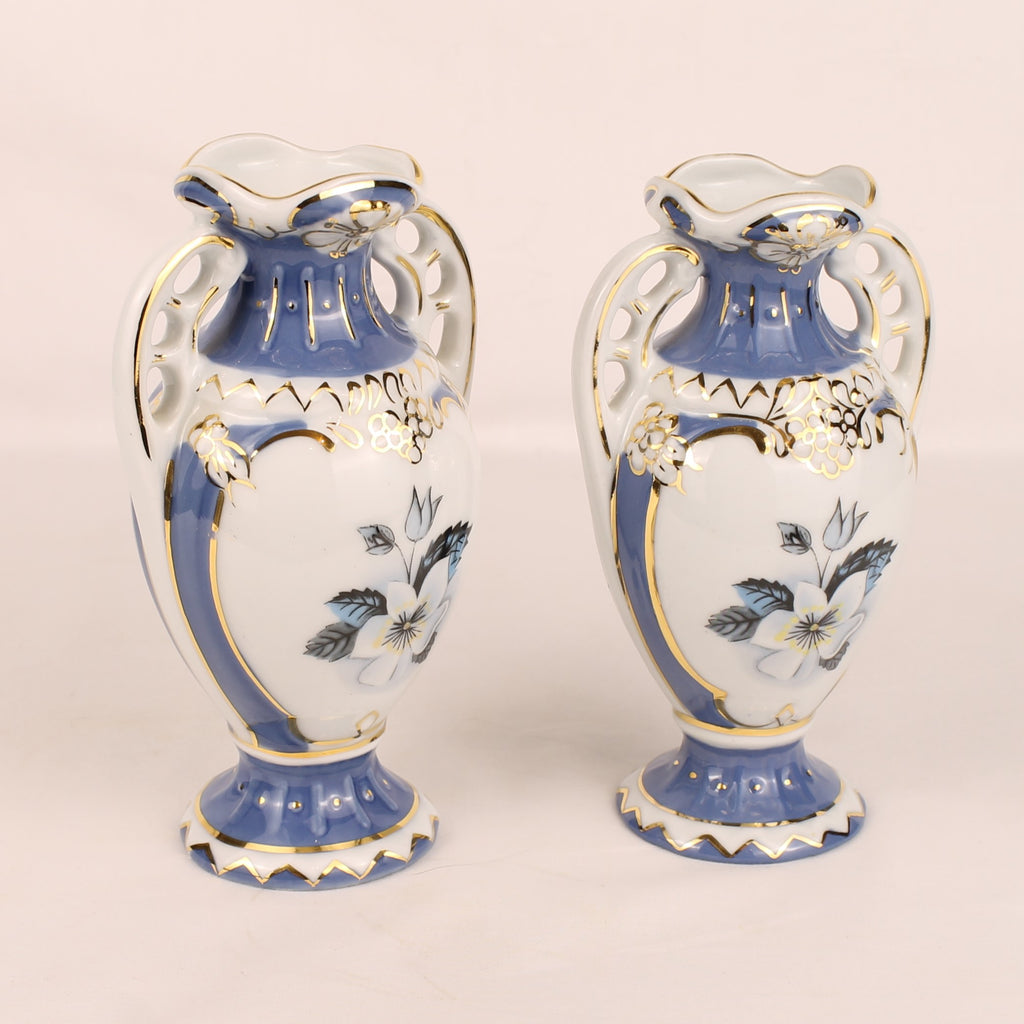 Royal Dux Bohemia Porzellanvasen | Tschechoslowakei ca. 1960