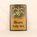 Religieuze Wandspreuk ‘Heere, help mij’ | VVHS Amsterdam | ca. 1930-1936