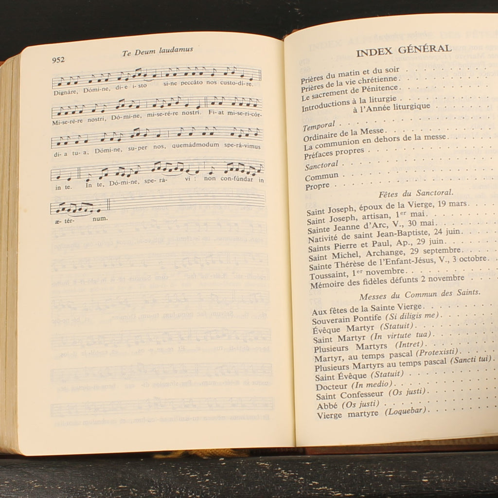 Vespers Missal for the Faithful | Mame 1964 | Latin-French