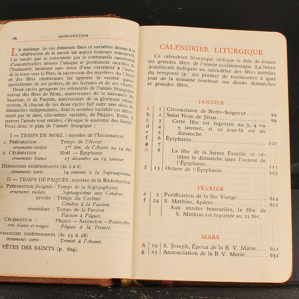 Misal Vesperal | Benedictinos Mont-César Lovaina | Misal 1946