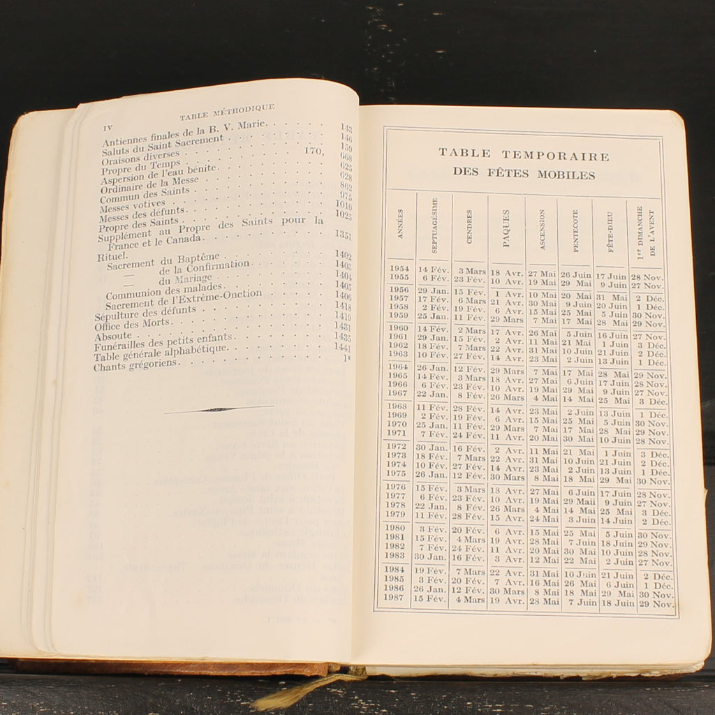 Missal Vesperal Litúrgico N.º 307 I | Maison Mame | Tours c. 1950