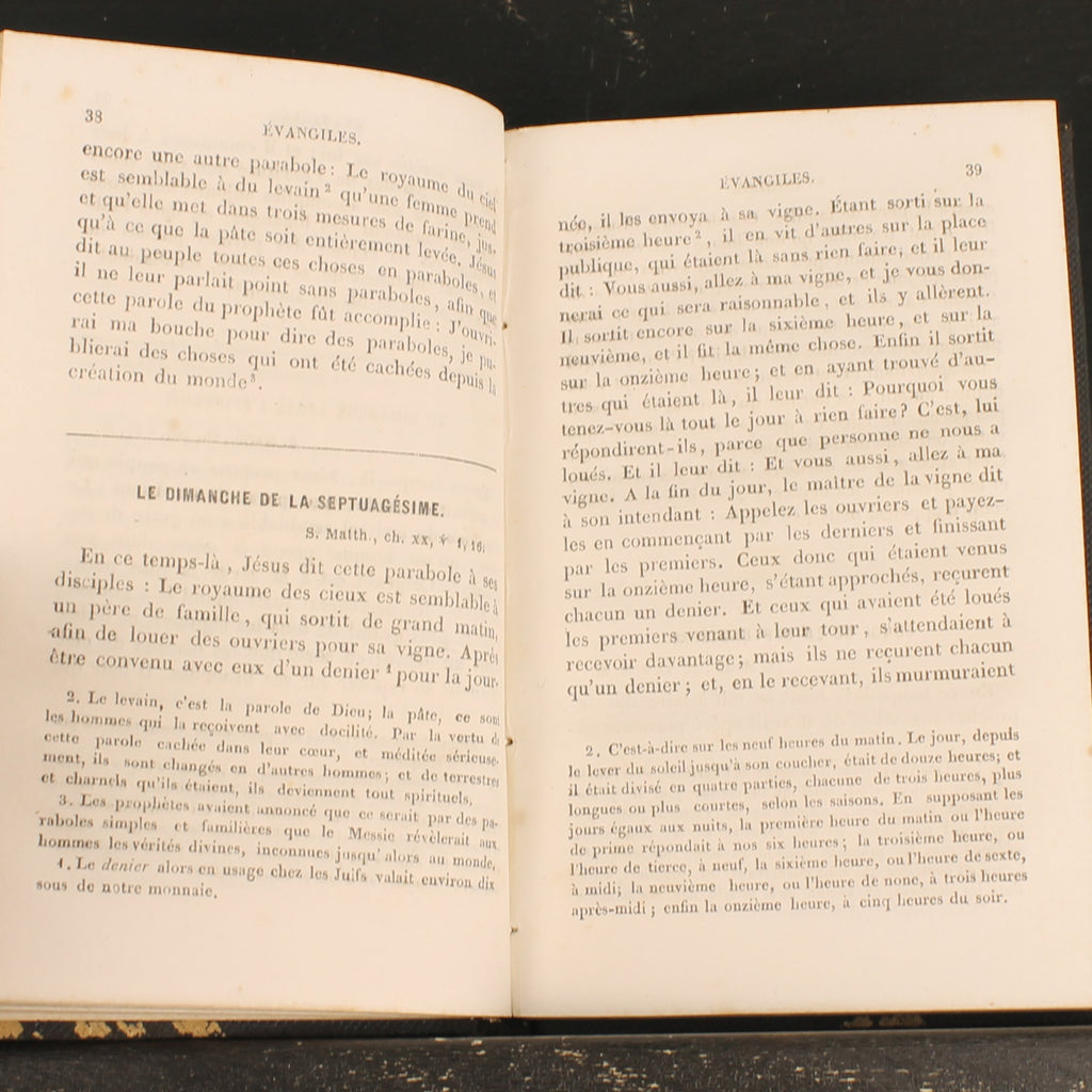Évangéliaire français de l'abbé Dupanloup | Paris 1869 | 19e édition
