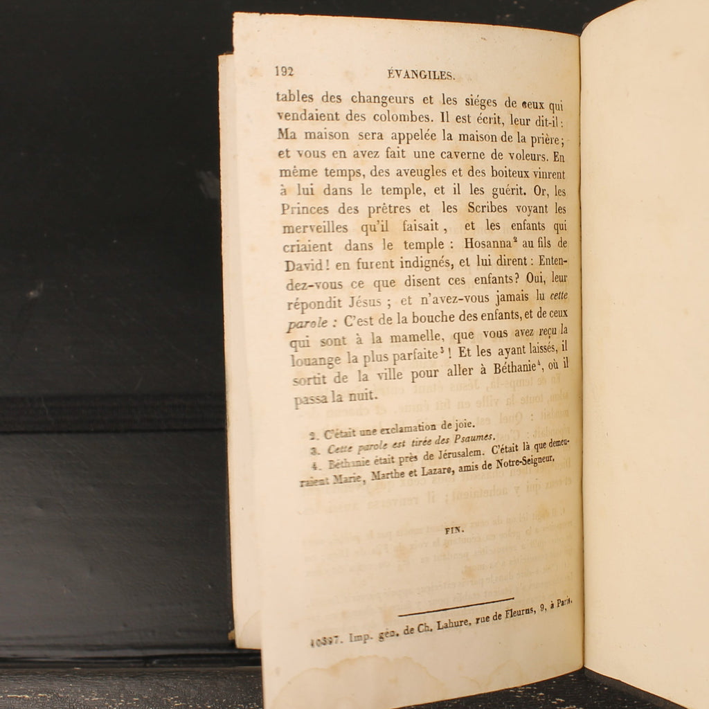 Évangéliaire français de l'abbé Dupanloup | Paris 1869 | 19e édition