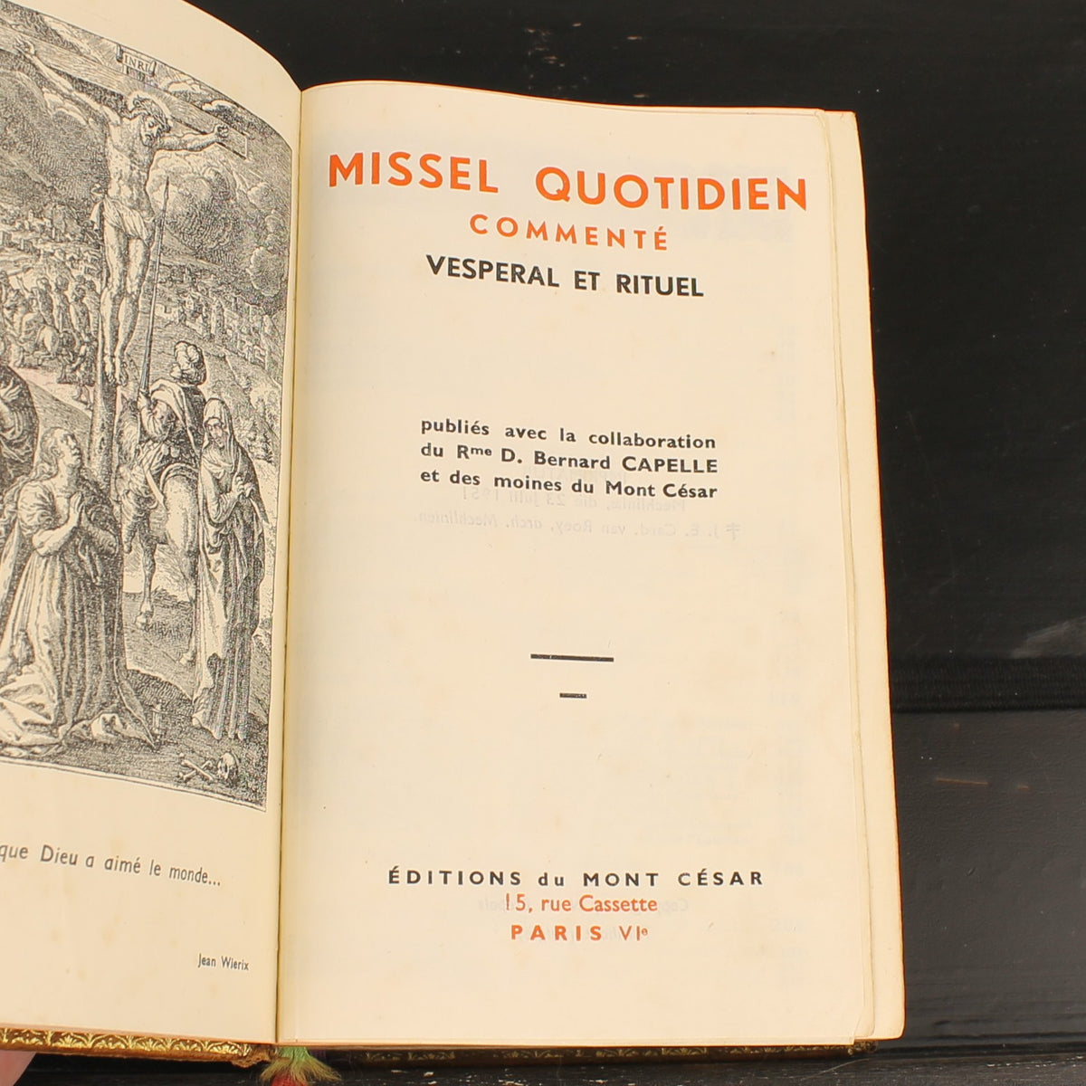 Messale quotidiano con cervi | Mont-César & Brepols | 1951