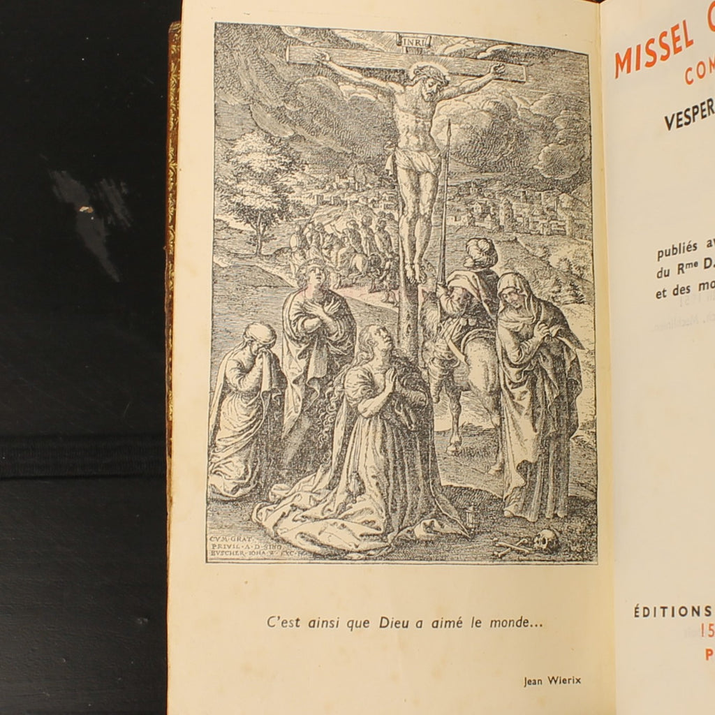 Messale quotidiano con cervi | Mont-César & Brepols | 1951