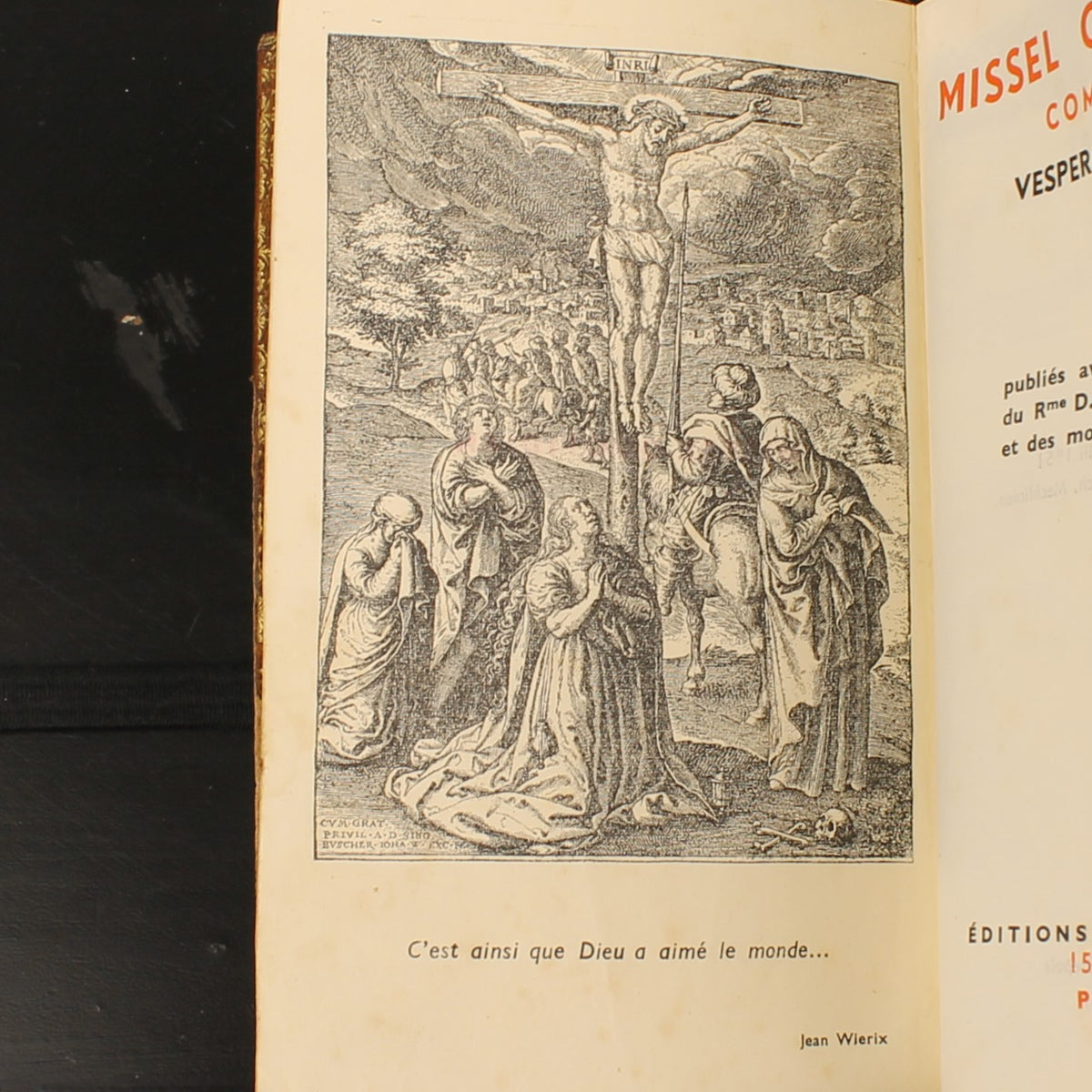 Messale quotidiano con cervi | Mont-César & Brepols | 1951
