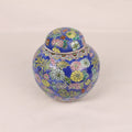 Pot couvert en porcelaine chinoise | Décor Millefleurs peint à la main | Env. 1960-1980