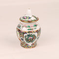 Chinesische Famille-Rose-Deckelvase | Rose-Medallion-Dekor | Vintage 1960-1980