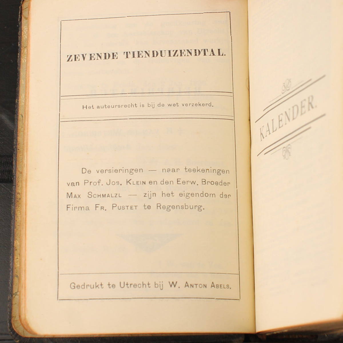 El Incensario de Oro - Fr. Eppink - Libro de oraciones antiguo en cuero 1907