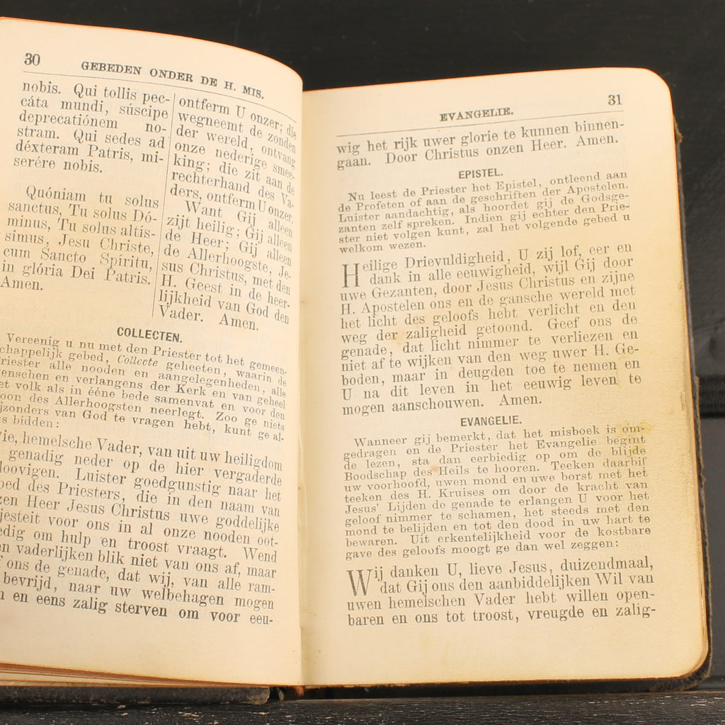El Incensario de Oro - Fr. Eppink - Libro de oraciones antiguo en cuero 1907