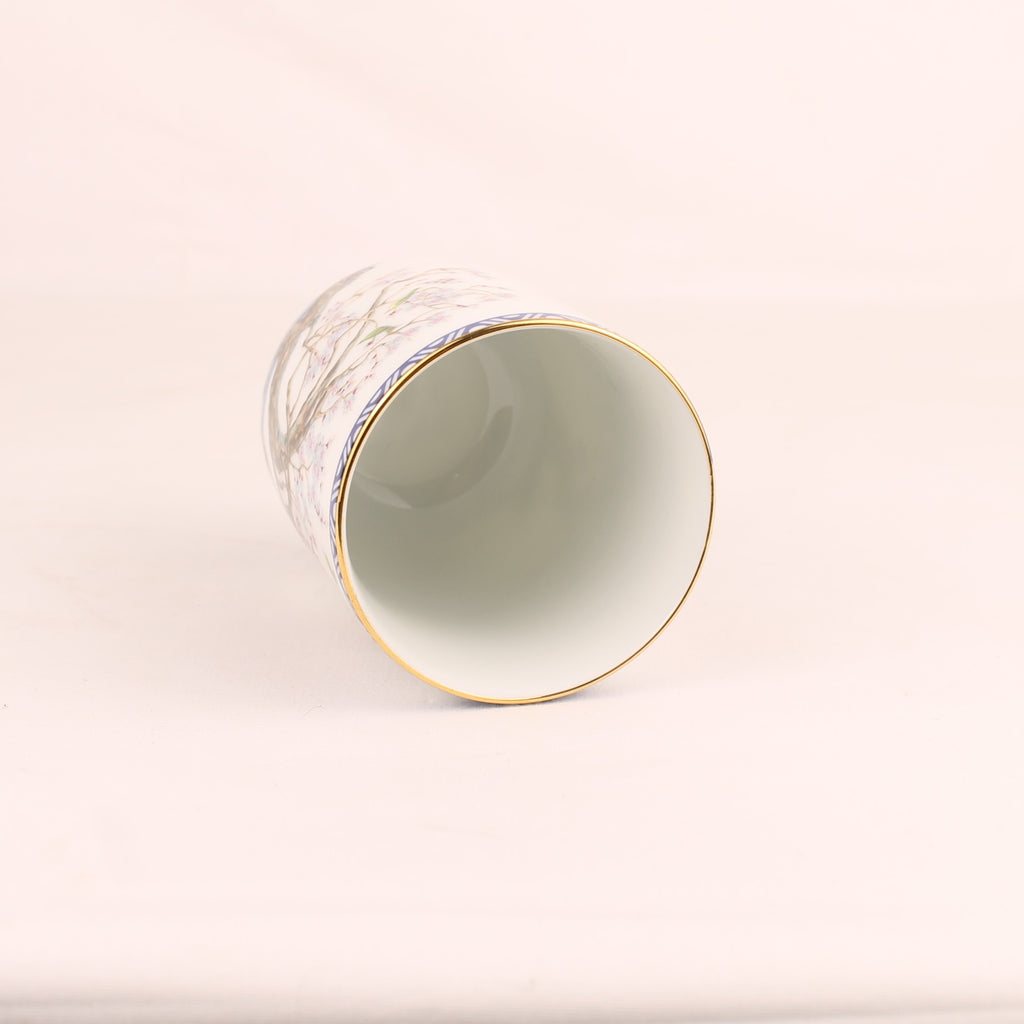 Taza de té japonesa Franklin Porcelain | Kachō Jūnikagetsu | 1985