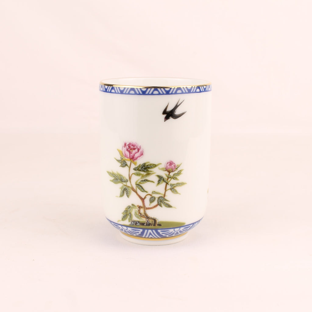 Tasse à thé japonaise Franklin Porcelain | Kachō Jūnikagetsu | 1985
