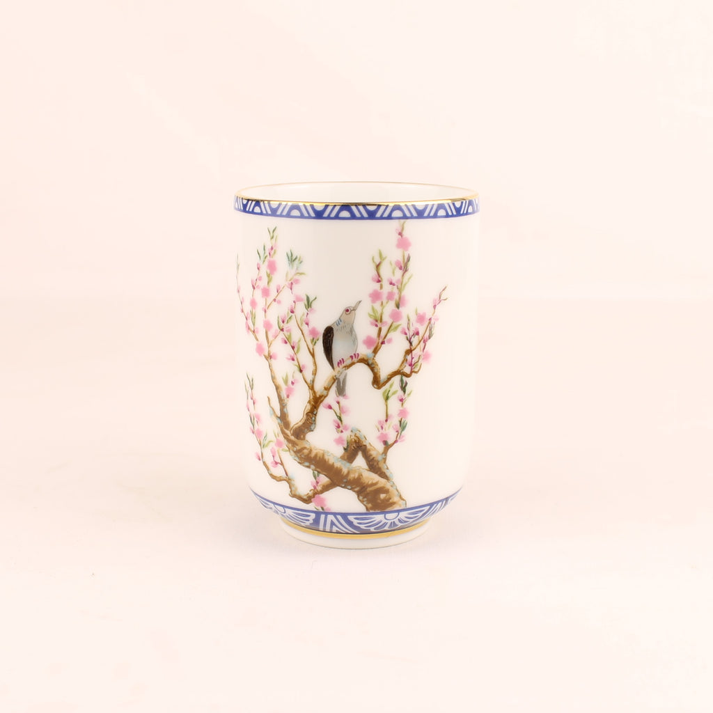 Franklin Porcelain Japanese Teacup | Kachō Jūnikagetsu | 1985