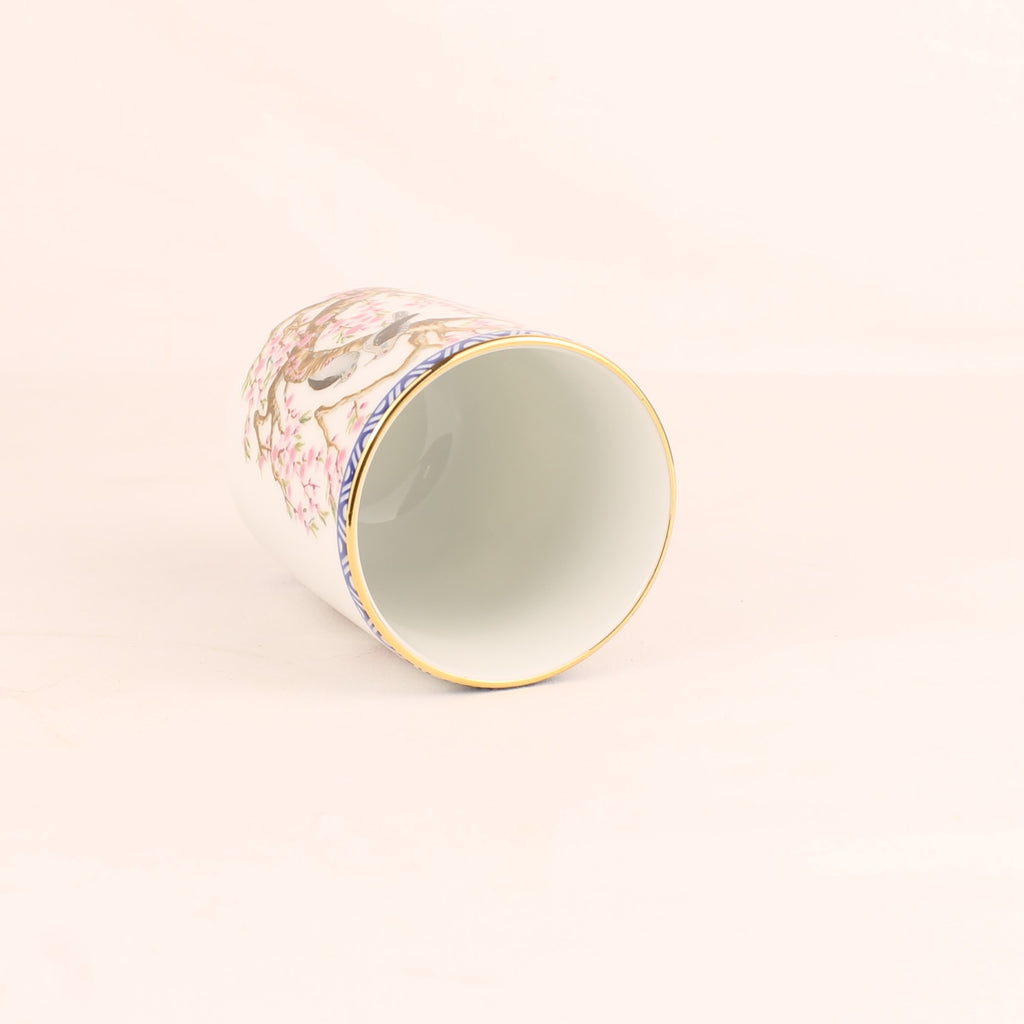Franklin Porcelain Japanese Teacup | Kachō Jūnikagetsu | 1985
