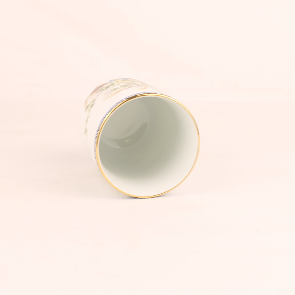 Taza de té japonesa Franklin Porcelain | Kachō Jūnikagetsu | 1985