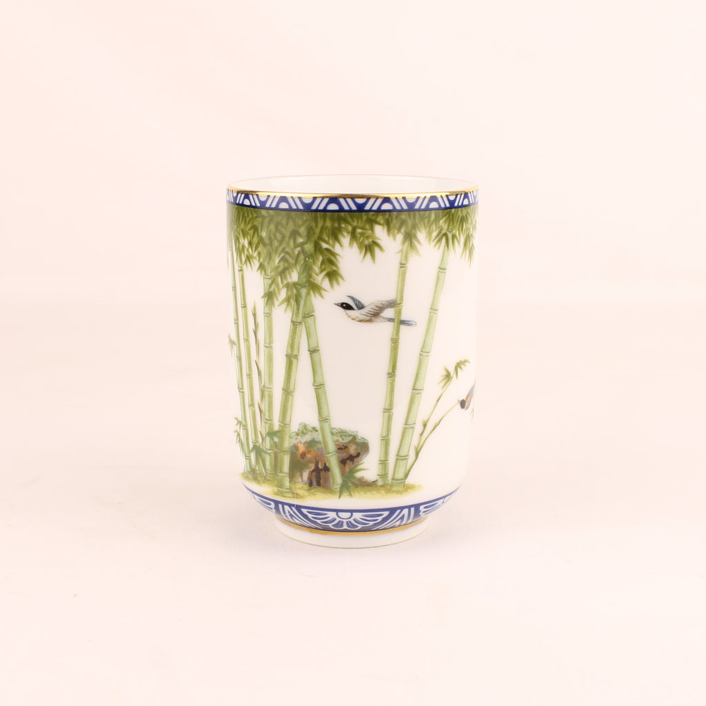 Tasse à thé japonaise Franklin Porcelain | Kachō Jūnikagetsu | 1985