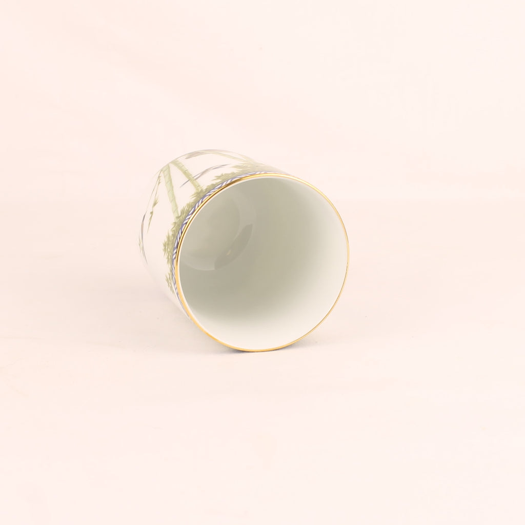 Tasse à thé japonaise Franklin Porcelain | Kachō Jūnikagetsu | 1985